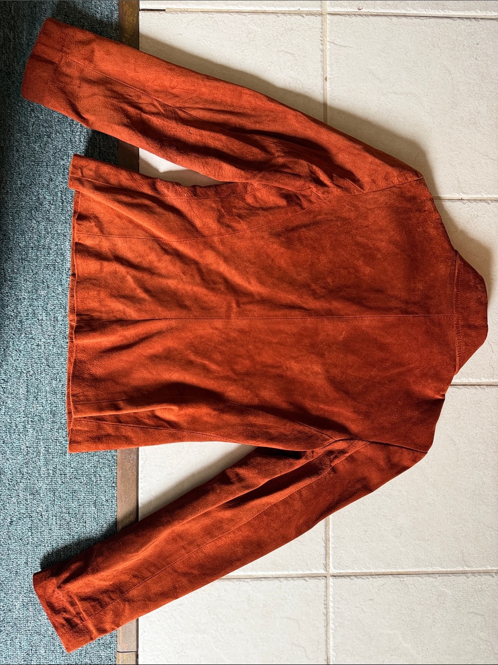Women's Danier Rust Button-Front Jacket - Picture 3 of 8